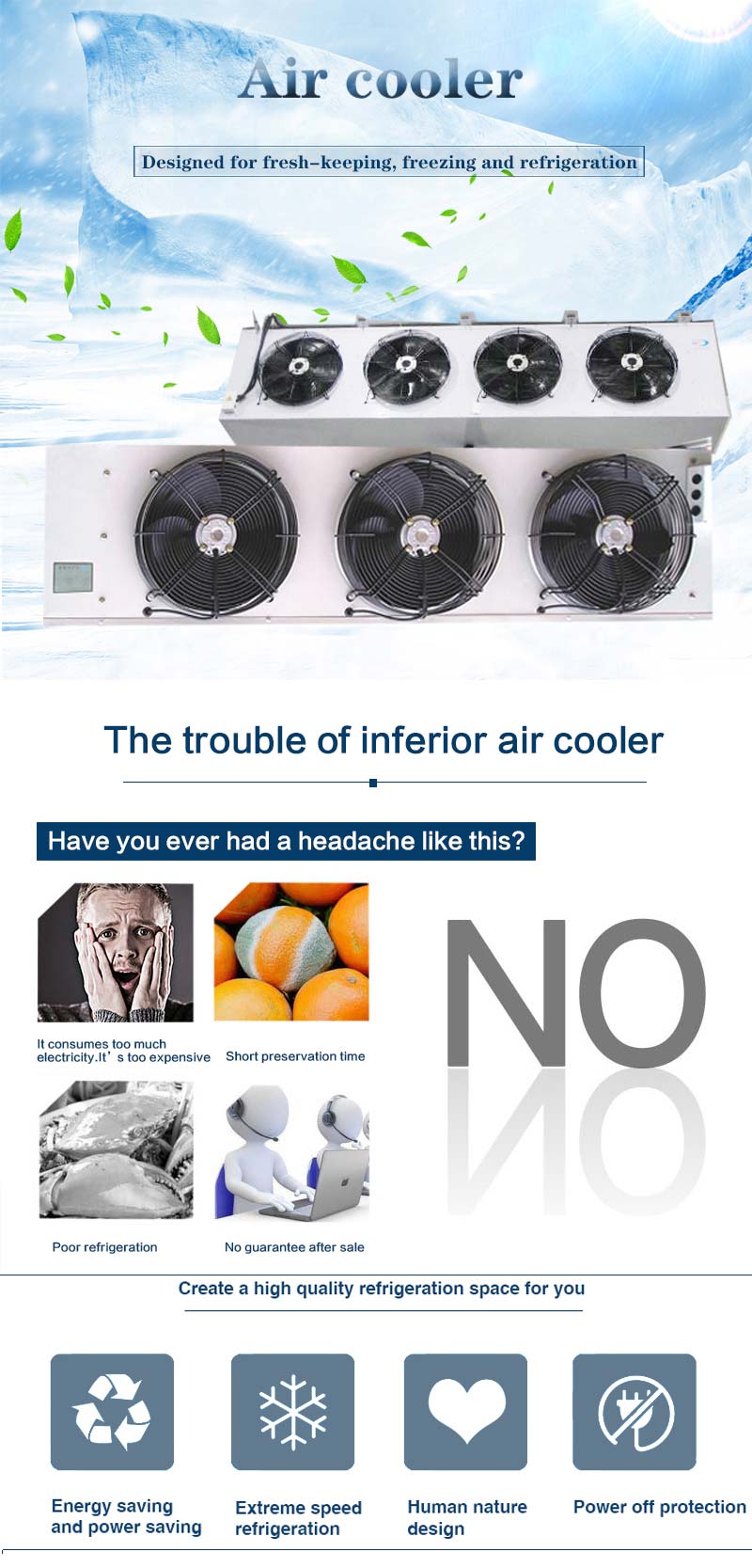 High Quality Competitive Cold Room Evaporator1