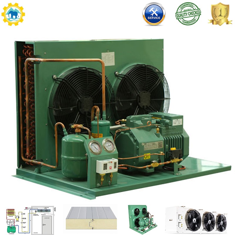 Bitzer Semi Hermetic Compressor Rack Condensing Unit for Cold Room