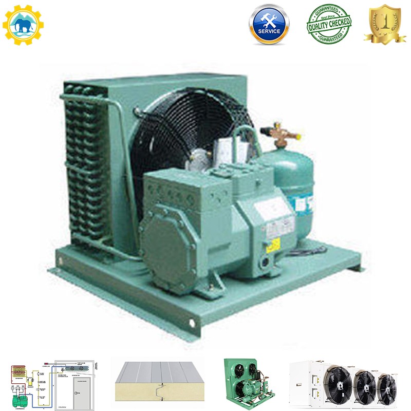 Bitzer Semi Hermetic Compressor Rack Condensing Unit for Cold Room