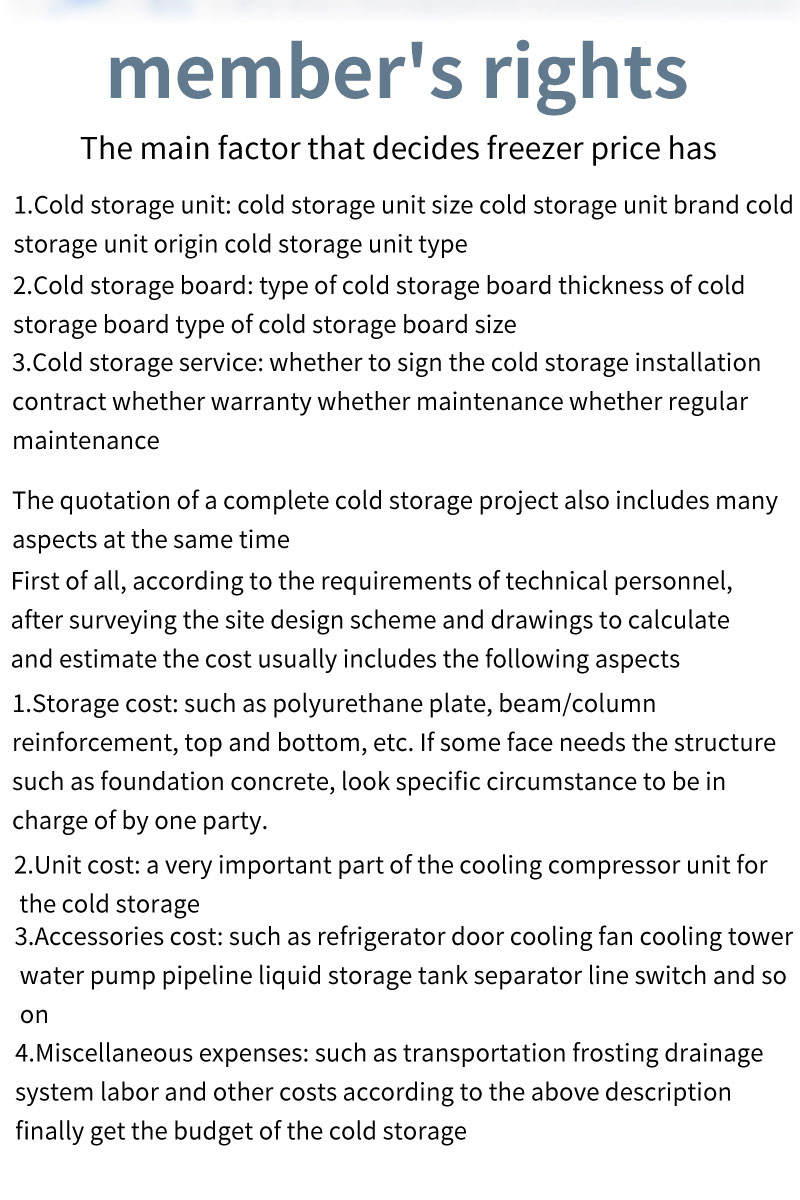 Blast Freezer PU Panel Cold Room for Chiller and Freezer11